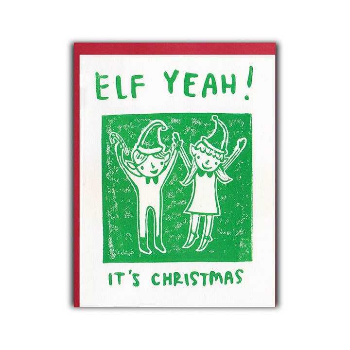 Elf Yeah! Christmas Card | Ghost Academy (CA)