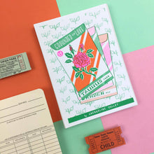 Load image into Gallery viewer, Taurus Zodiac A6 Risograph Print | Jacqueline Colley (UK)