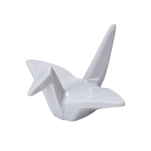 Load image into Gallery viewer, Origami Crane Resin Chopstick Rest – White