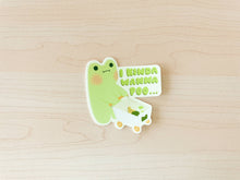 Load image into Gallery viewer, Poo Frog Vinyl Sticker | Goyangii (CA)