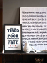 Load image into Gallery viewer, Welcome Home Letterpress Print | Old Try (WV)