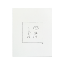 Load image into Gallery viewer, You Only Live Nine Times Letterpress Print | Liana Finck (NY)