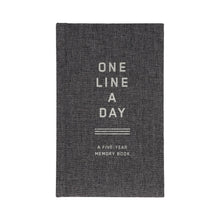 Load image into Gallery viewer, Canvas One Line a Day | Charcoal | Chronicle Books (CA)