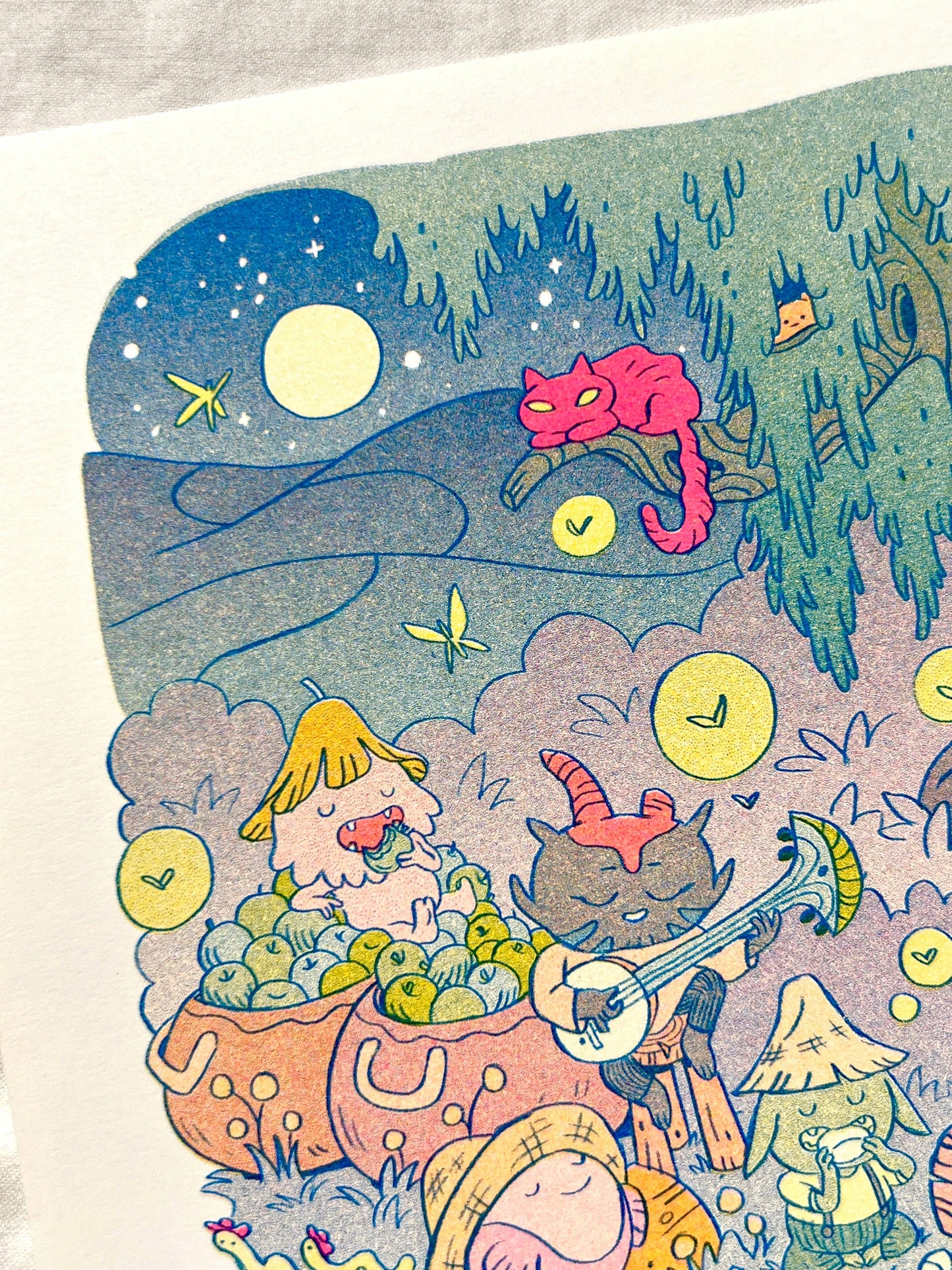 Campfire Stories Riso Print | Natalie Andrewson (CA)