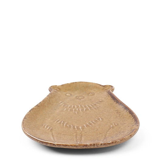 Ceramic Mustard Bear Dish (Japan)