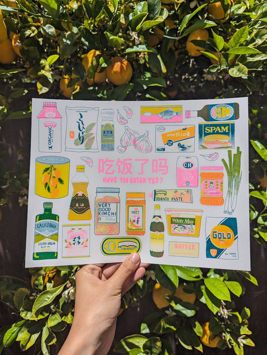 Have You Eaten Yet? Risograph Print | Christina Hu (CA)
