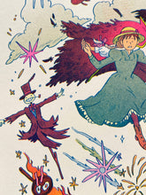Load image into Gallery viewer, Howl's Moving Castle Riso Print (Small) | Natalie Andrewson (CA)