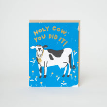 Load image into Gallery viewer, Holy Cow Congrats Letterpress Card | Egg Press (OR)