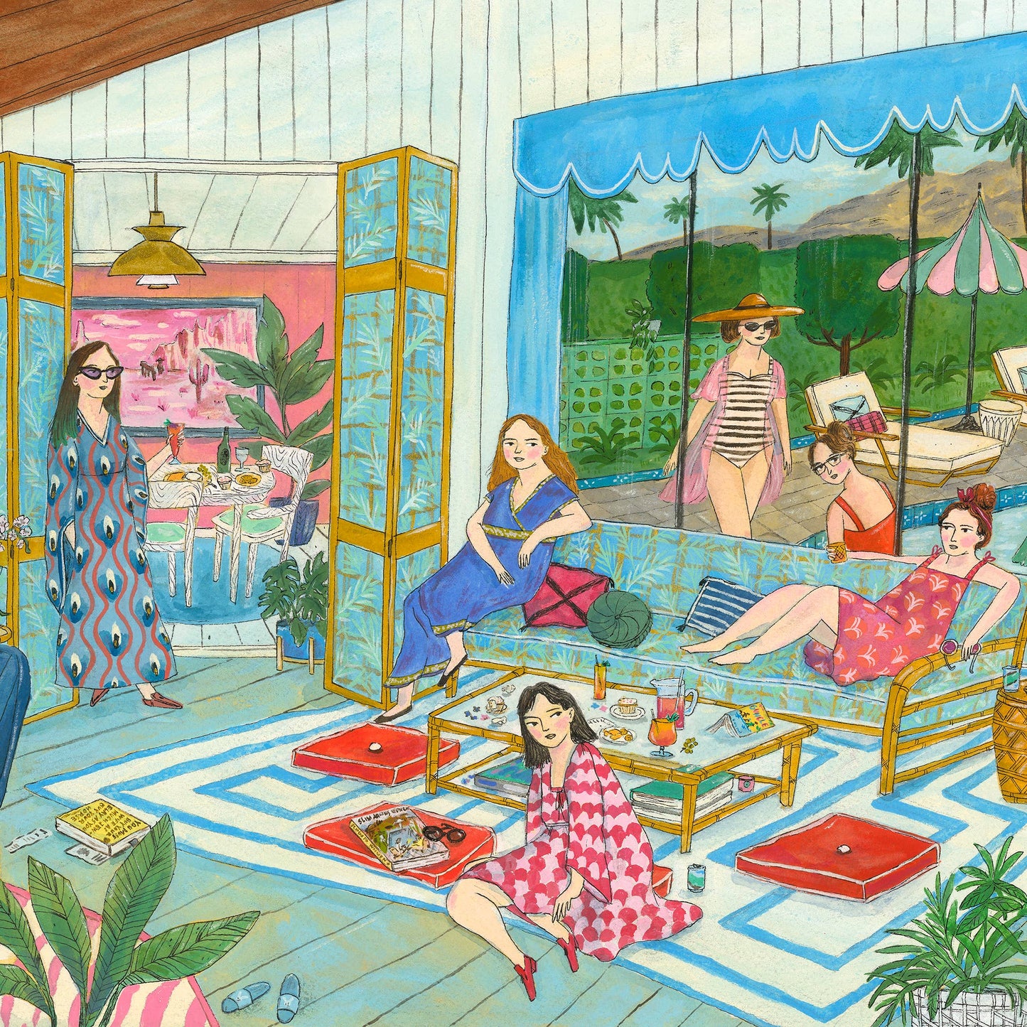 Palm Springs Art Print | Jill Kittock (MN)