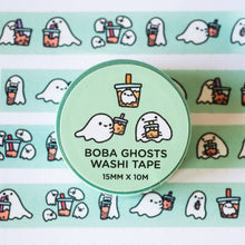 Load image into Gallery viewer, Boba Ghosts Washi Tape | Robot Dance Battle (CA)