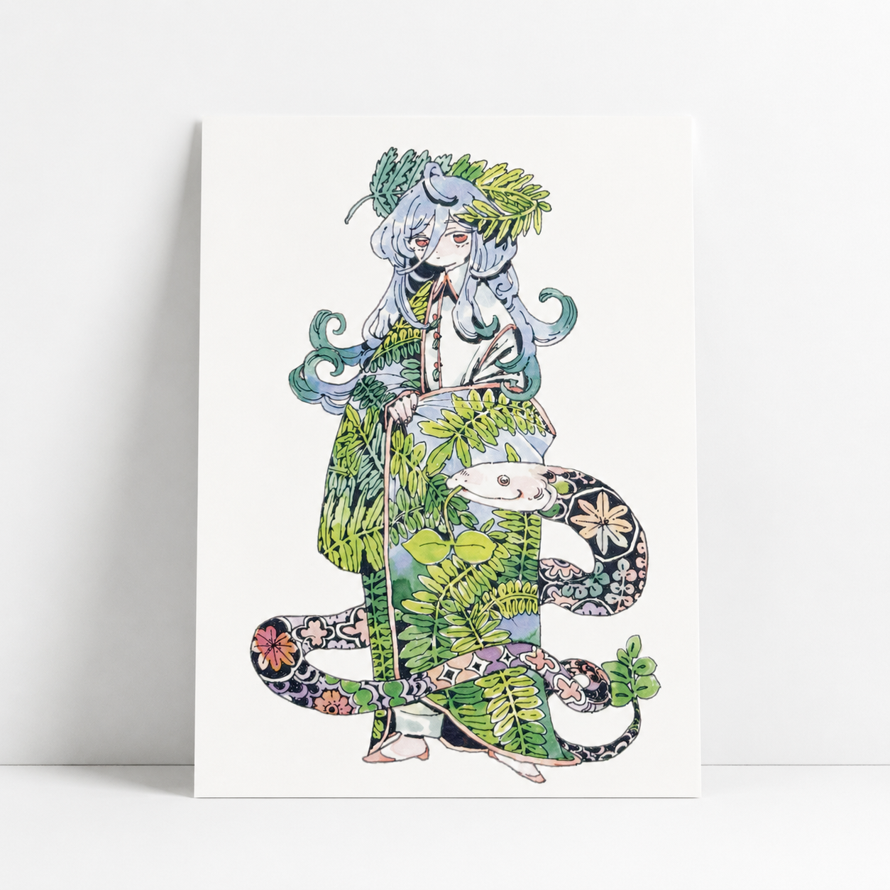 Fern Serpent Mini Print | Koyamori (CAN)