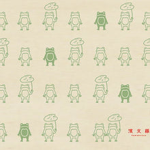 Load image into Gallery viewer, Frogs Cotton Eco Tote Bag | Hama Bunsyo (Japan)