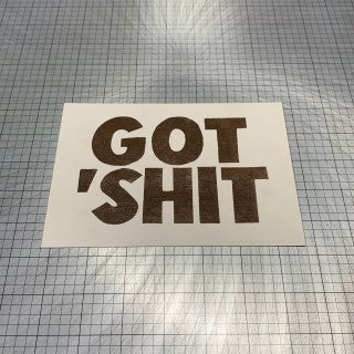 Got 'Shit Risograph Print | We Are 1976 (TX)