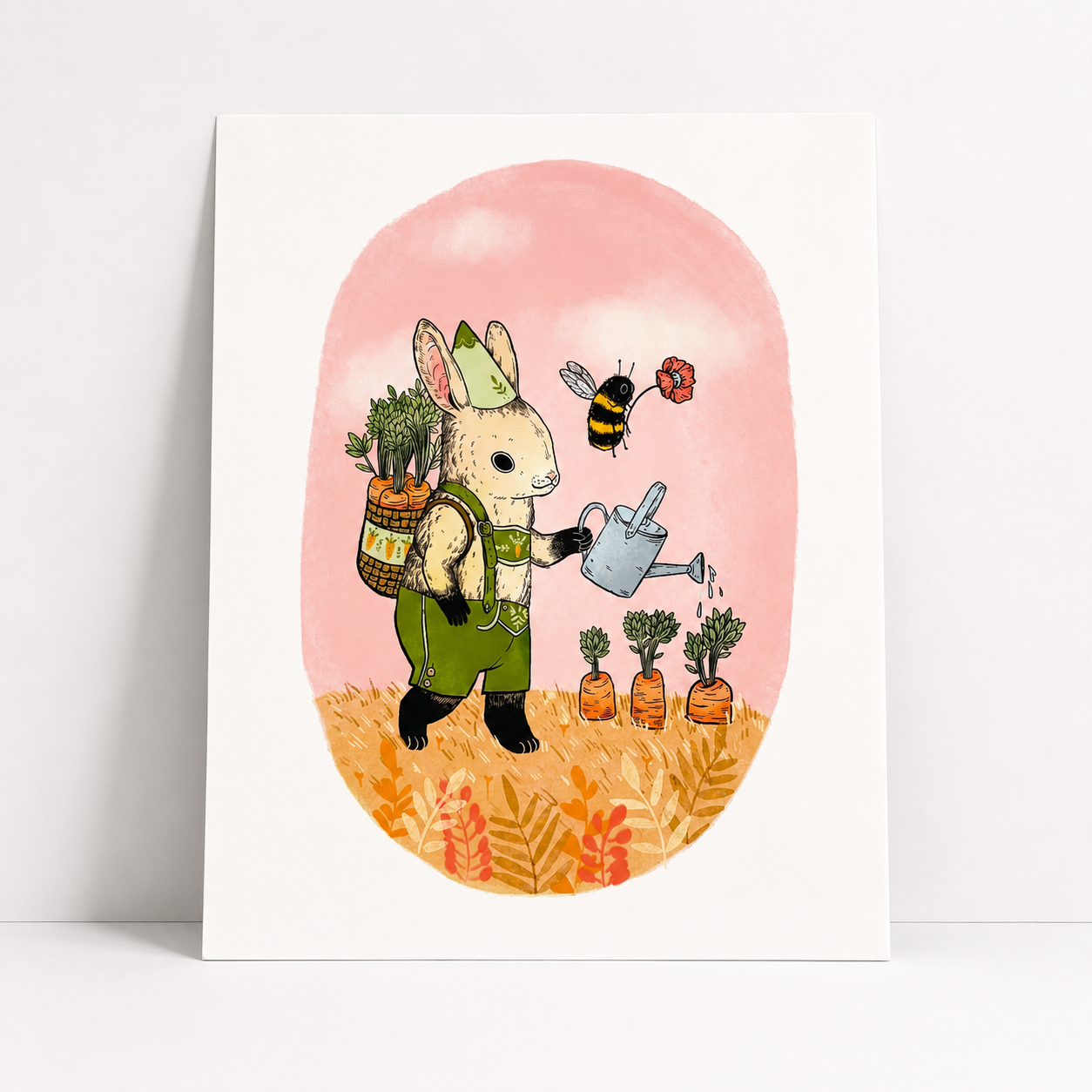 Spring Rabbit Art Print | Marika Paz (OR)