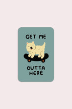 Load image into Gallery viewer, Get Me Outta Here Vinyl Sticker | Olivia Mew (Canada)