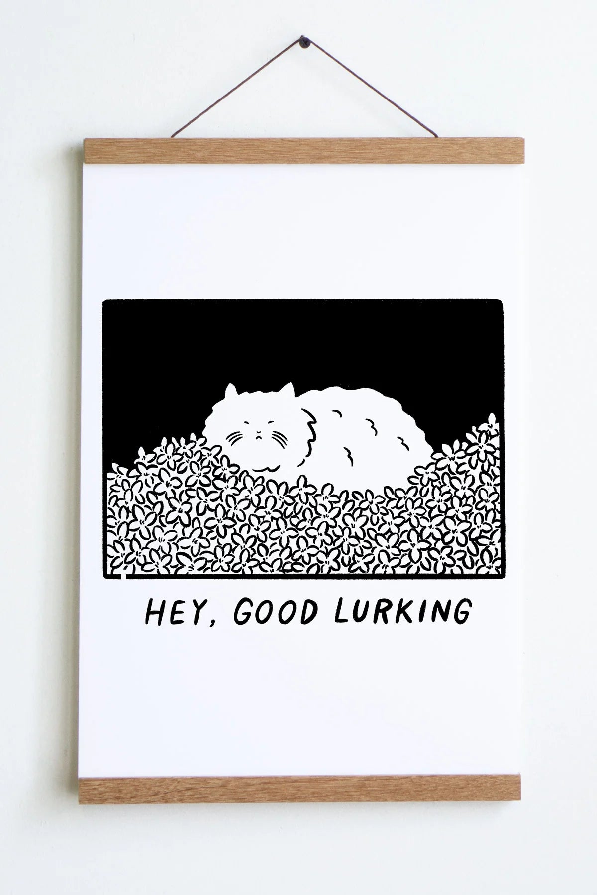 Hey, Good Lurking Art Print | Satoshi Kurosaki