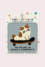 Load image into Gallery viewer, Overreact Vinyl Sticker | Olivia Mew (Canada)