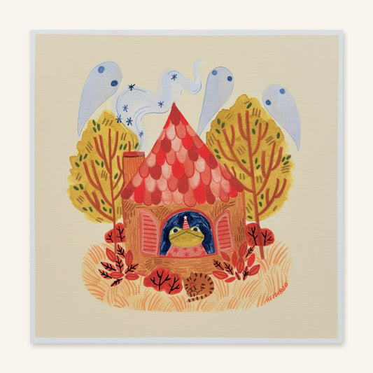 Haunted Toad Art Print | Heidi Moreno (CA)