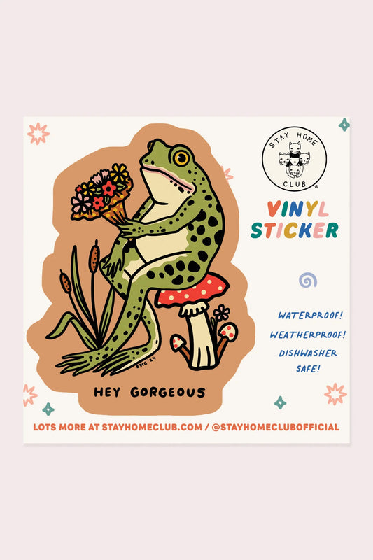 Hey Gorgeous Vinyl Sticker | Olivia Mew (Canada)