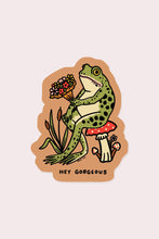 Load image into Gallery viewer, Hey Gorgeous Vinyl Sticker | Olivia Mew (Canada)