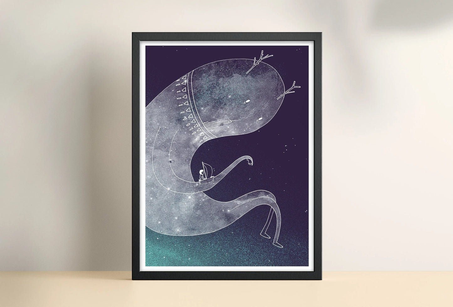 Welcome Ghosts Screen Print | Alex Hanke (Hamburg)