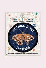 Load image into Gallery viewer, I'm Torn Vinyl Sticker | Olivia Mew