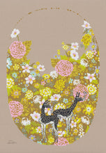 Load image into Gallery viewer, Deer in Garden Screen Print | Daria Tessler (OR)