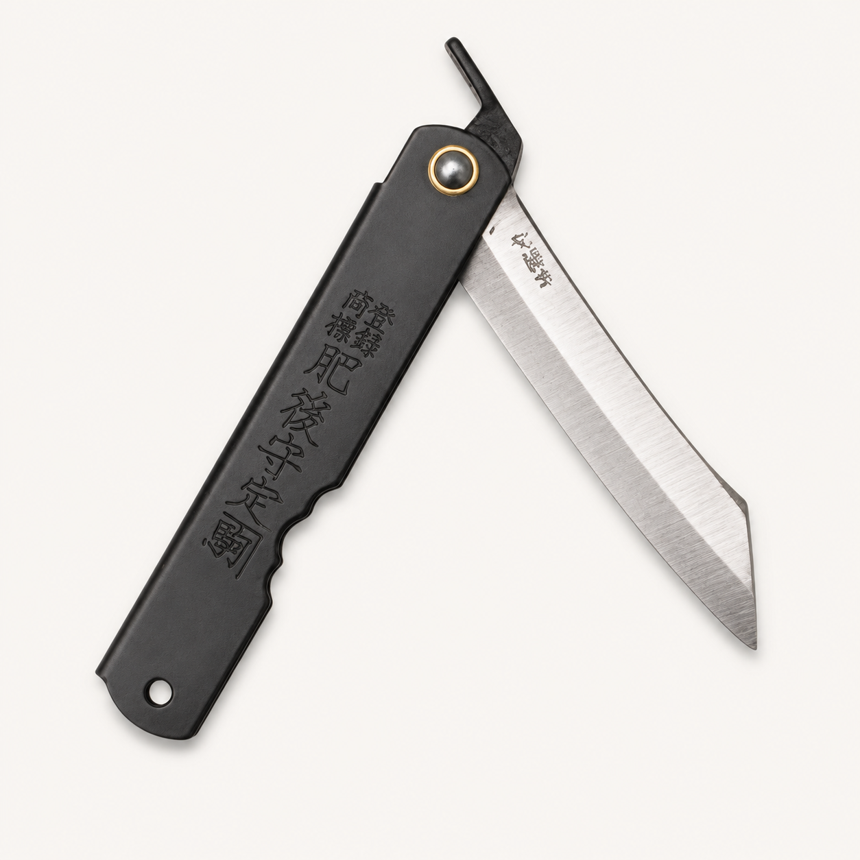 Triple Layered SK Folder Knife | Black | Nagao Higonokami (Japan)