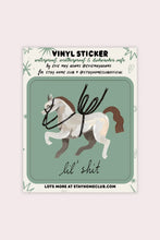 Load image into Gallery viewer, Lil' Shit (Horse) Vinyl Sticker | Evie May Adams