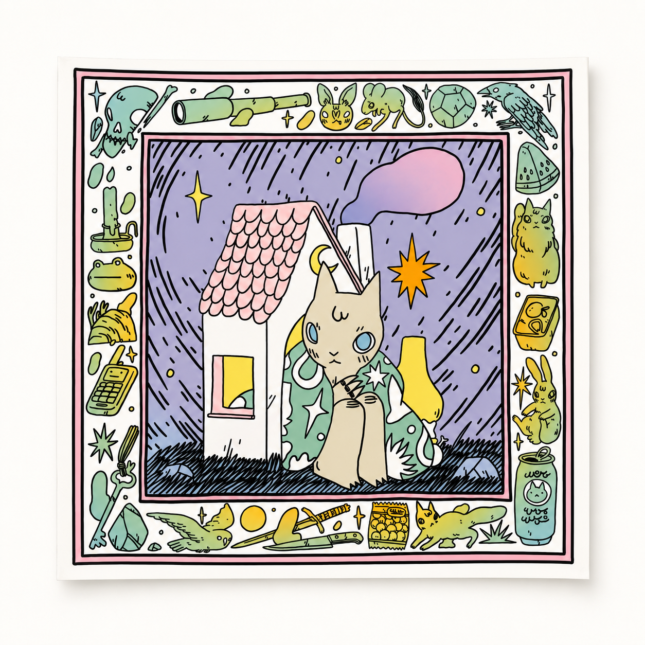Little House Print | Deth P. Sun (CA)