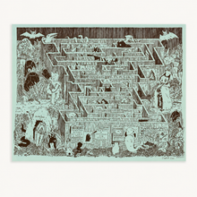 Load image into Gallery viewer, Maze Print | Deth P. Sun (CA)