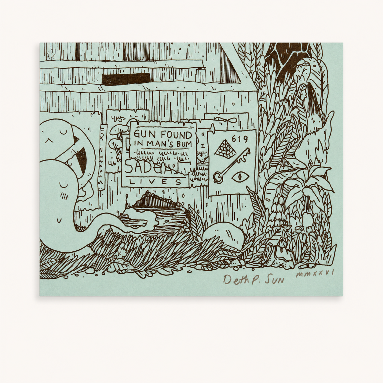 Maze Print | Deth P. Sun (CA)