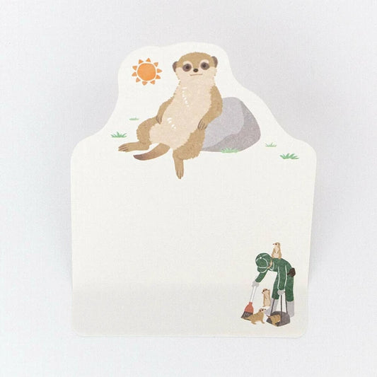 Meerkat Sticky Notepad | NB Co. (Japan)