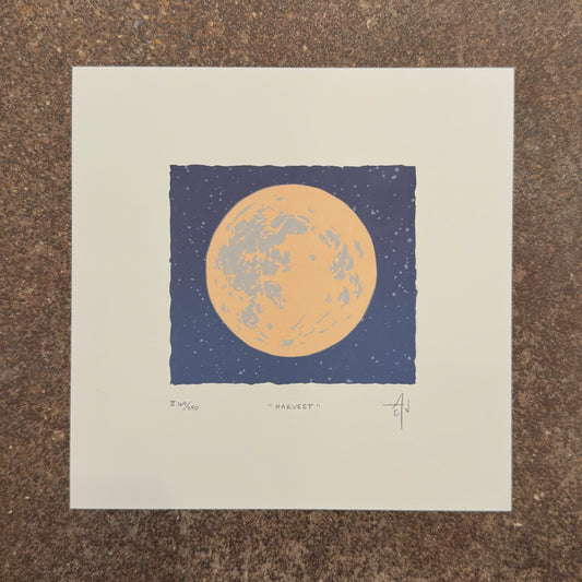 Harvest Moon Screenprint | Allison & Jonathan Metzger (IA)