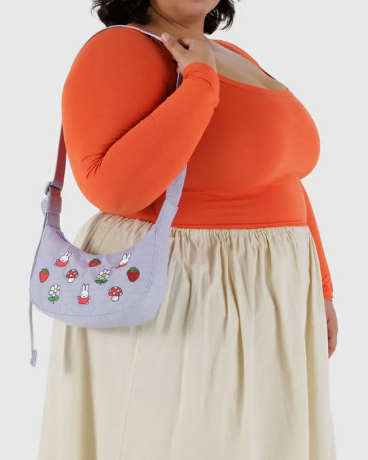 Miffy Small Crescent Bag | Flora | Baggu (CA)