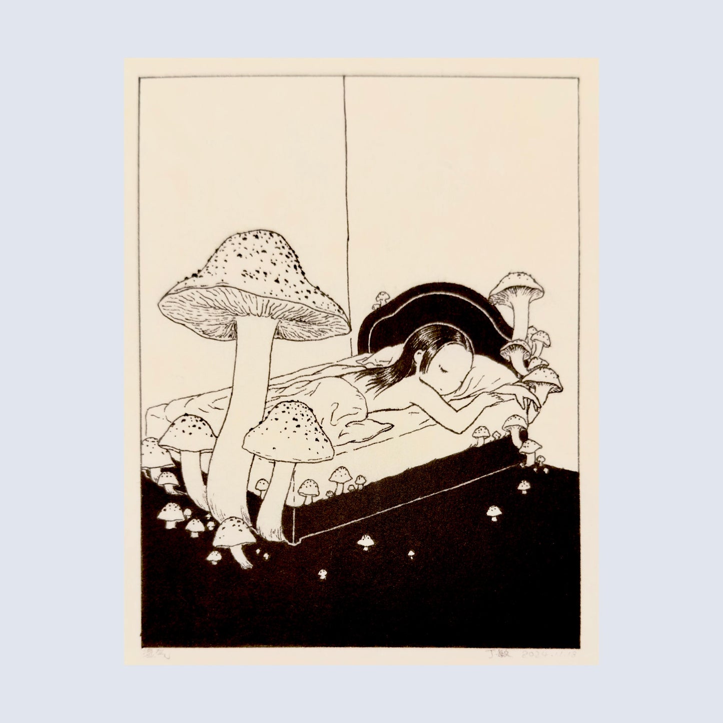 Damp Art Print | Min Ding (CN)