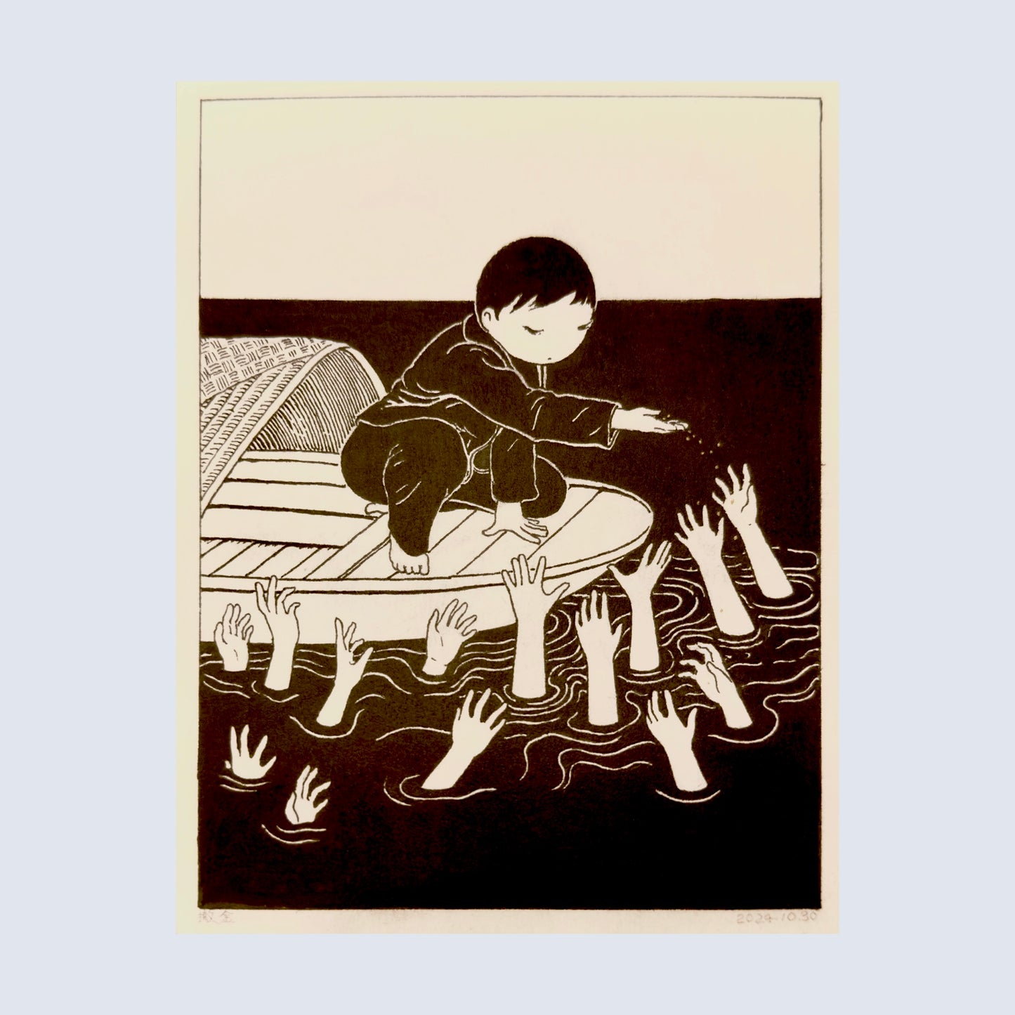 Sprinkle Gold Art Print | Min Ding (CN)