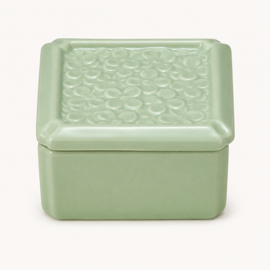 Flower Minoware Box with Lid (JPN)