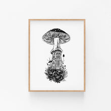 Load image into Gallery viewer, Mushroom House III Art Print | Kaari Selven (OR)