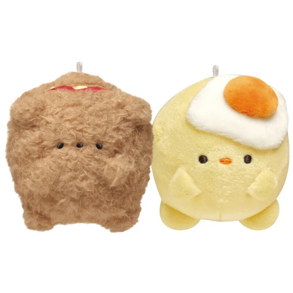 Pup and Chick Nikonui Plush Magnet Pair Bag Charm Set | Crux (Japan)