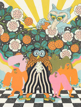 Load image into Gallery viewer, Owl Posse Screen Print | Daria Tessler (OR)