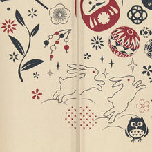 Load image into Gallery viewer, Manekineko Daruma Noren Curtain (Japan)