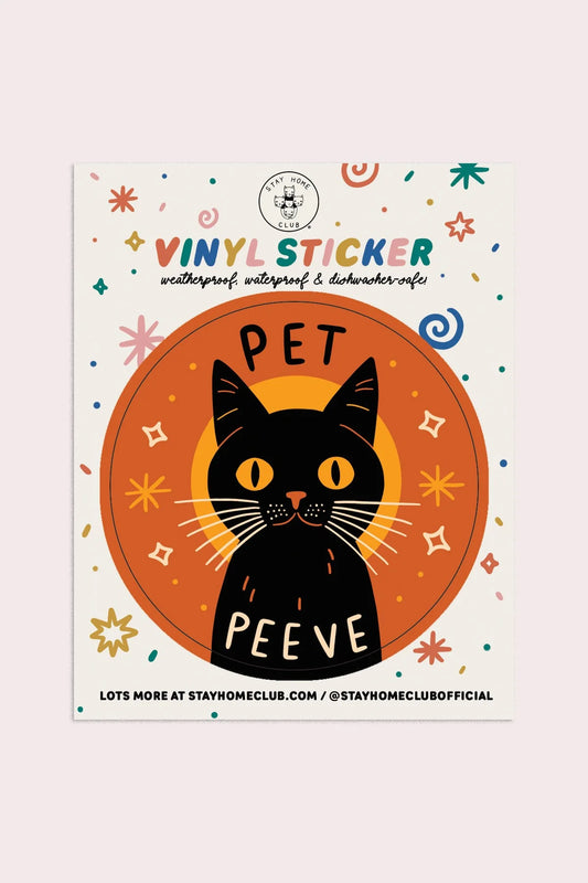 Pet Peeve Vinyl Sticker | Olivia Mew