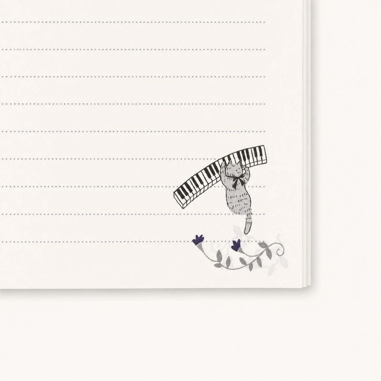 Happy Tone A5 Notebook | Piano Sonata | Shinzi Katoh (Japan)