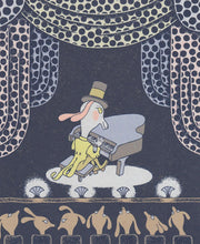 Load image into Gallery viewer, Piano Dog Screen Print | Daria Tessler (OR)