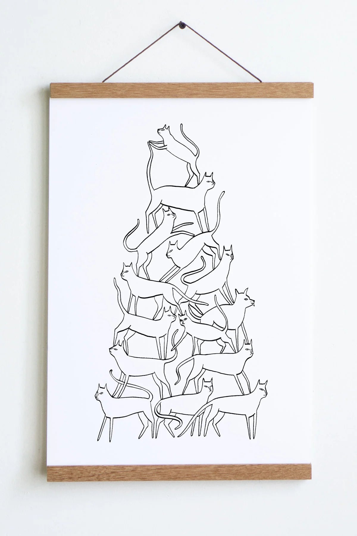 Pile Up Art Print | Kaye Blegvad