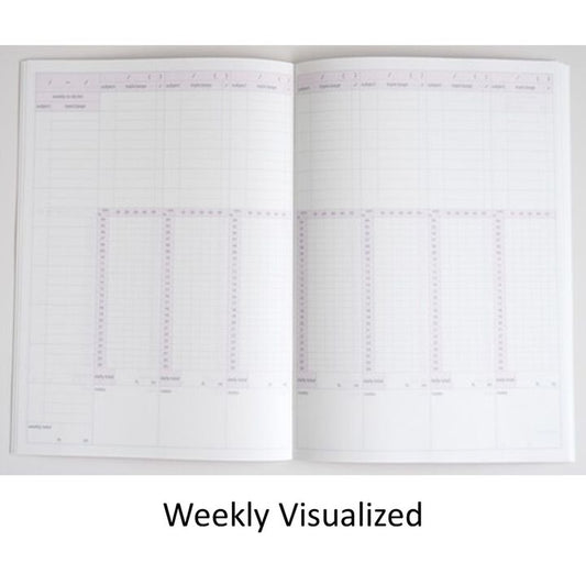 Campus Study B5 Weekly Visualized Planner | Kokuyo (Japan)