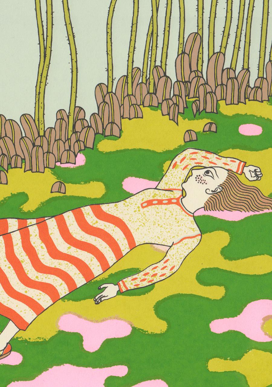 Poppies Screen Print | Daria Tessler (OR)