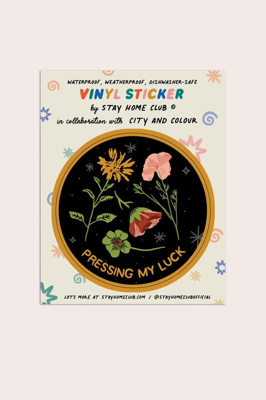 Pressing My Luck Vinyl Sticker | SHC x City and Colour