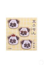 Load image into Gallery viewer, Painter Pug Sticky Page Markers | Hama Bunsyo(Japan)